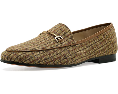 SAM EDELMAN Loraine Loafer in Honey Multi Tweed