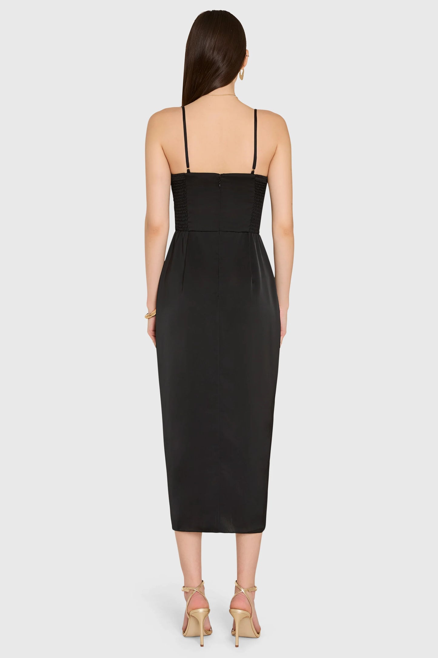 Amanda Uprichard - Lyra Midi Dress black