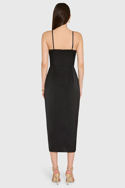 Amanda Uprichard - Lyra Midi Dress black