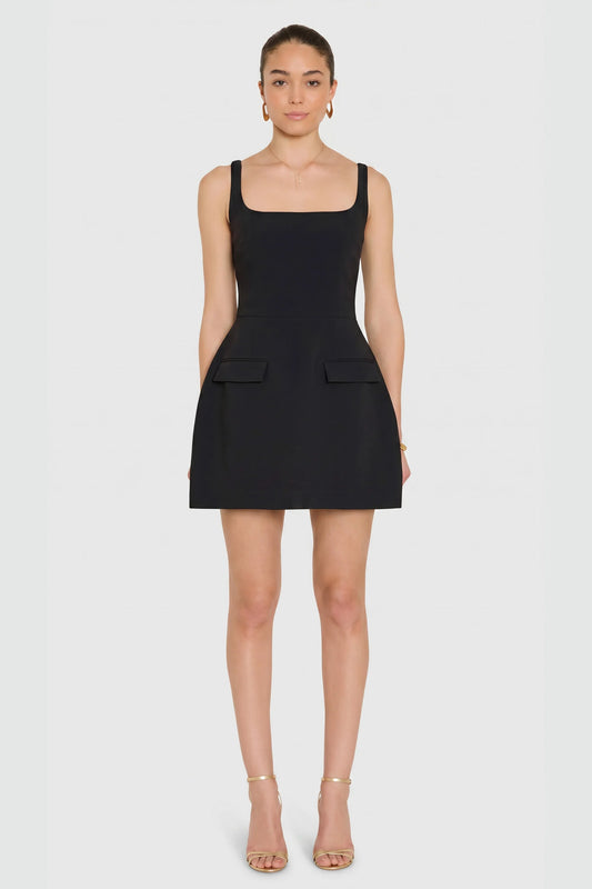 Amanda Uprichard - Lily Midi Dress black