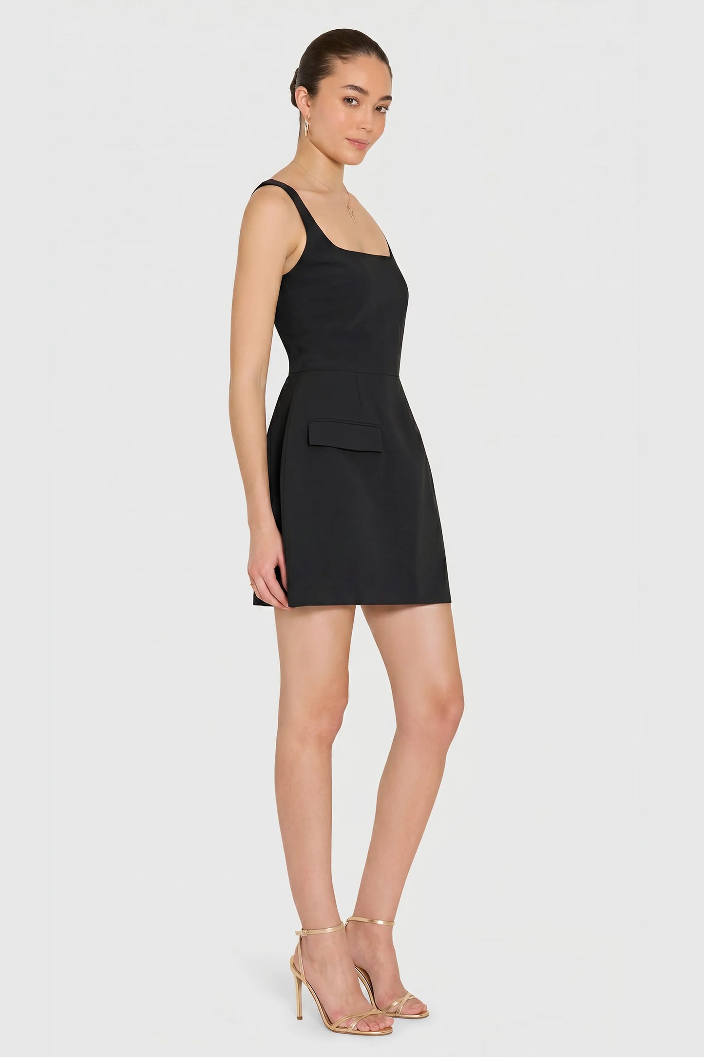 Amanda Uprichard - Lily Midi Dress black