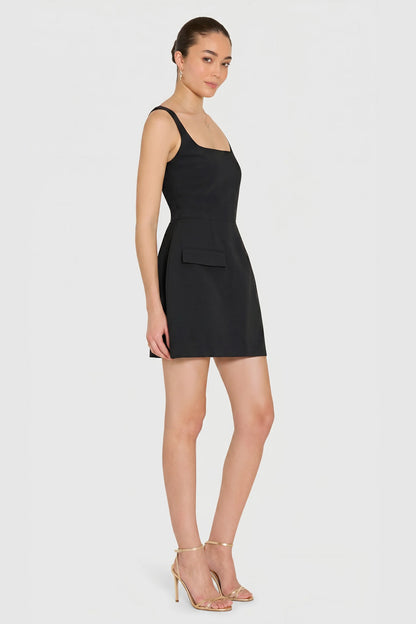 Amanda Uprichard - Lily Midi Dress black
