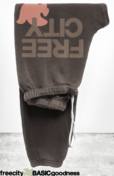 FREECITY sweatpant - mud