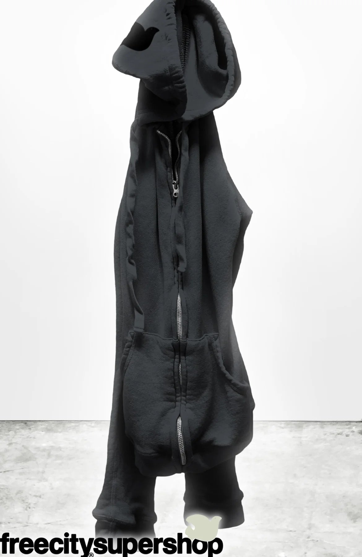 FREECITY SUPERFLUFF LUX zip hoodie - spacerocks