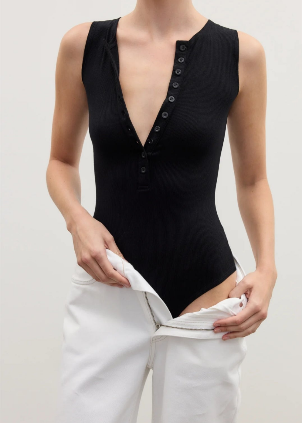BAYSE AURORA BODYSUIT - BLACK
