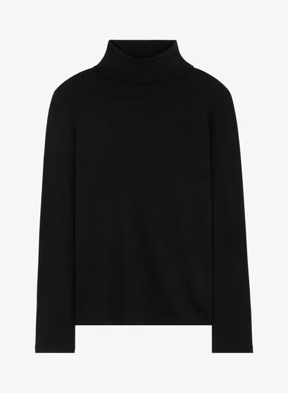 MAJESTIC FILATURES Turtleneck Top black