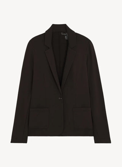 MAJESTIC FILATURES Veste 1 bouton 2 poches - Chocolate Mousse