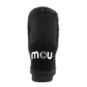 MOU Inner Wedge Boots With Metallic Logo