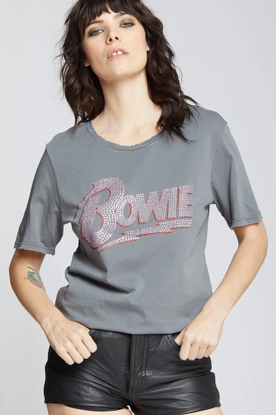 RECYCLED KARMA the Bowie Bolt Crystal Tee