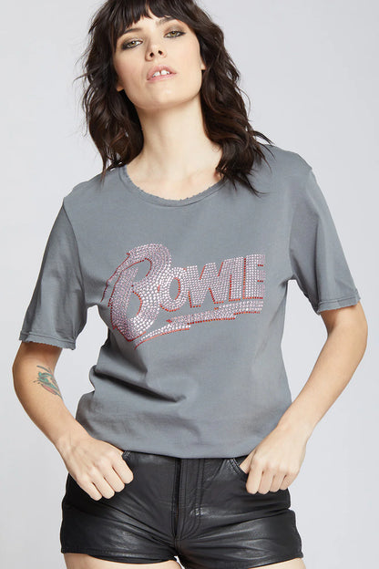 RECYCLED KARMA the Bowie Bolt Crystal Tee