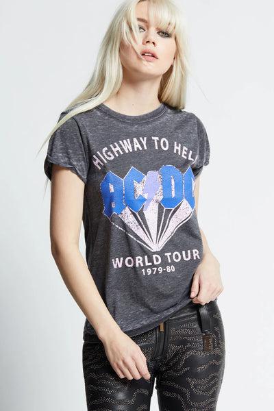 RECYCLED KARMA the AC/DC Highway To Hell Tour Vintage Concert Tee