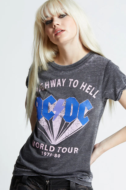 RECYCLED KARMA the AC/DC Highway To Hell Tour Vintage Concert Tee