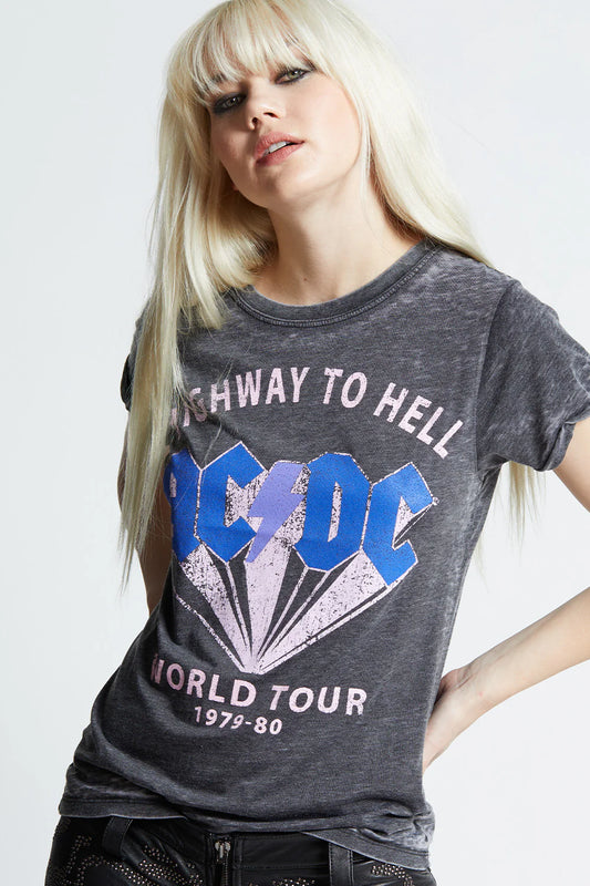 RECYCLED KARMA the AC/DC Highway To Hell Tour Vintage Concert Tee