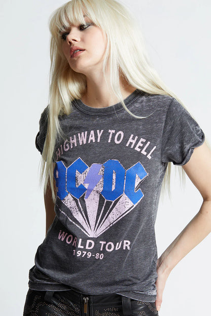 RECYCLED KARMA the AC/DC Highway To Hell Tour Vintage Concert Tee