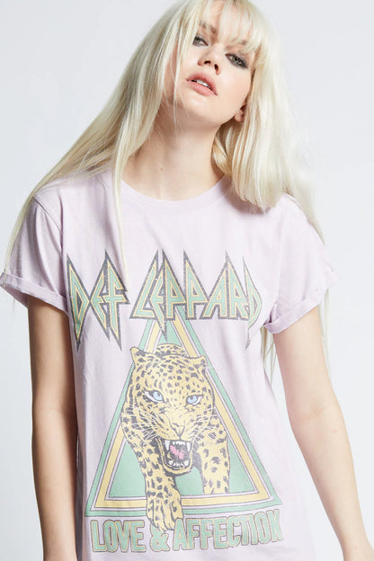 RECYCLED KARMA the Def Leppard Love & Affection Graphic Tee