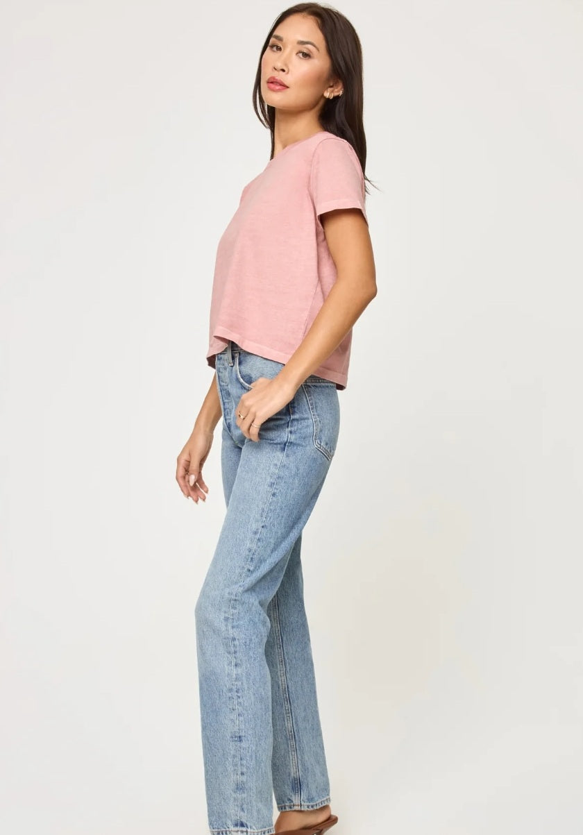 LSPACE All Day Top In Vintage Pink