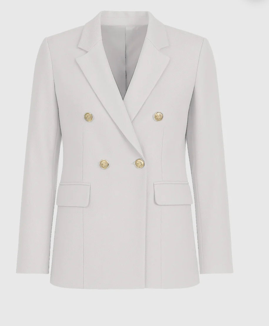 ANGE VESTE ZAKIE linen white