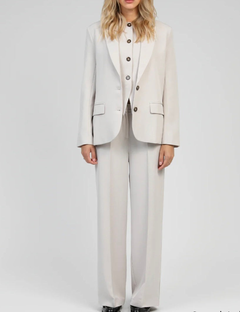 ANGE PANTALON PERLY linen white