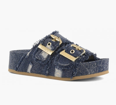 COLORS OF CALIFORNIA DUNE Denim platform