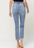Super High Rise Slim Cropped Straight Jeans