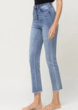 Super High Rise Slim Cropped Straight Jeans