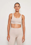 ULTRACOR Brushed Aura Scoop Neck Bra In Taupe