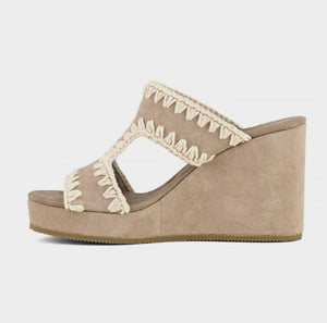 MOU Wedge Plain Suede