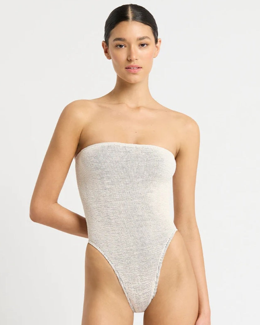 BOND EYE Fane Swimsuit In Coconut Milk