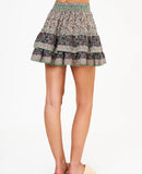 MABE Erma Print Mini Skirt