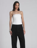 BAYSE Kaiser Strapless Top In White