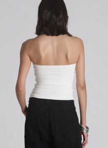 BAYSE Kaiser Strapless Top In White