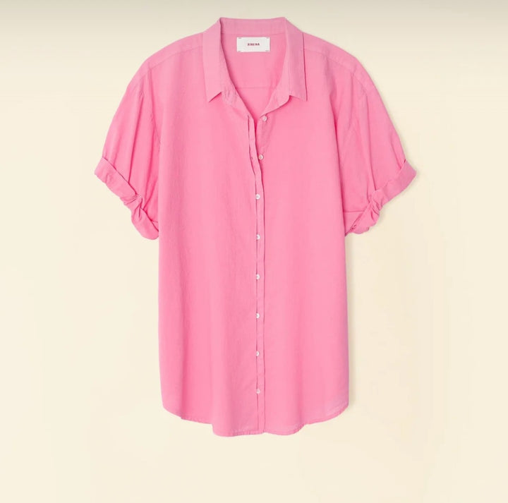 XIRENA Channing Shirt In Rose Pink