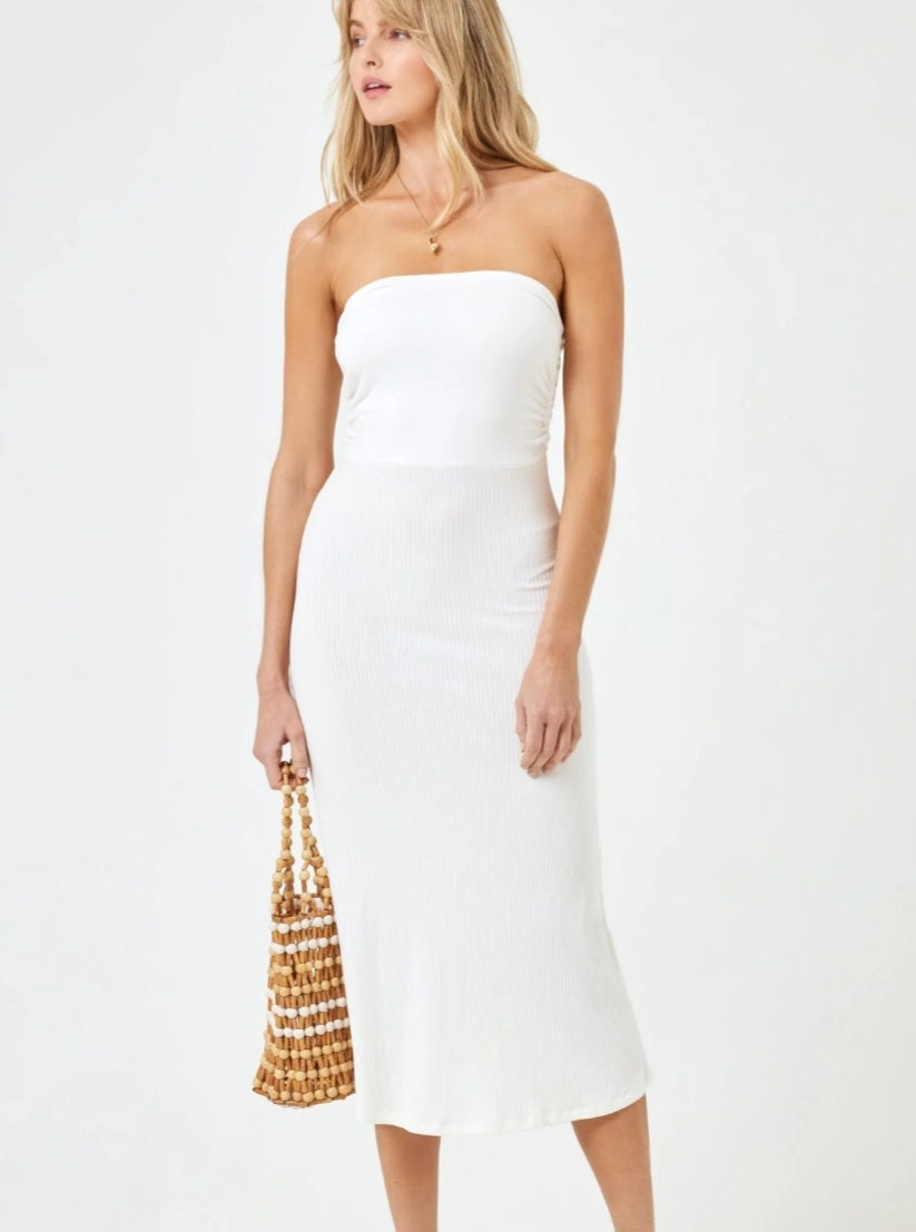LSPACE Manaia Dress In White