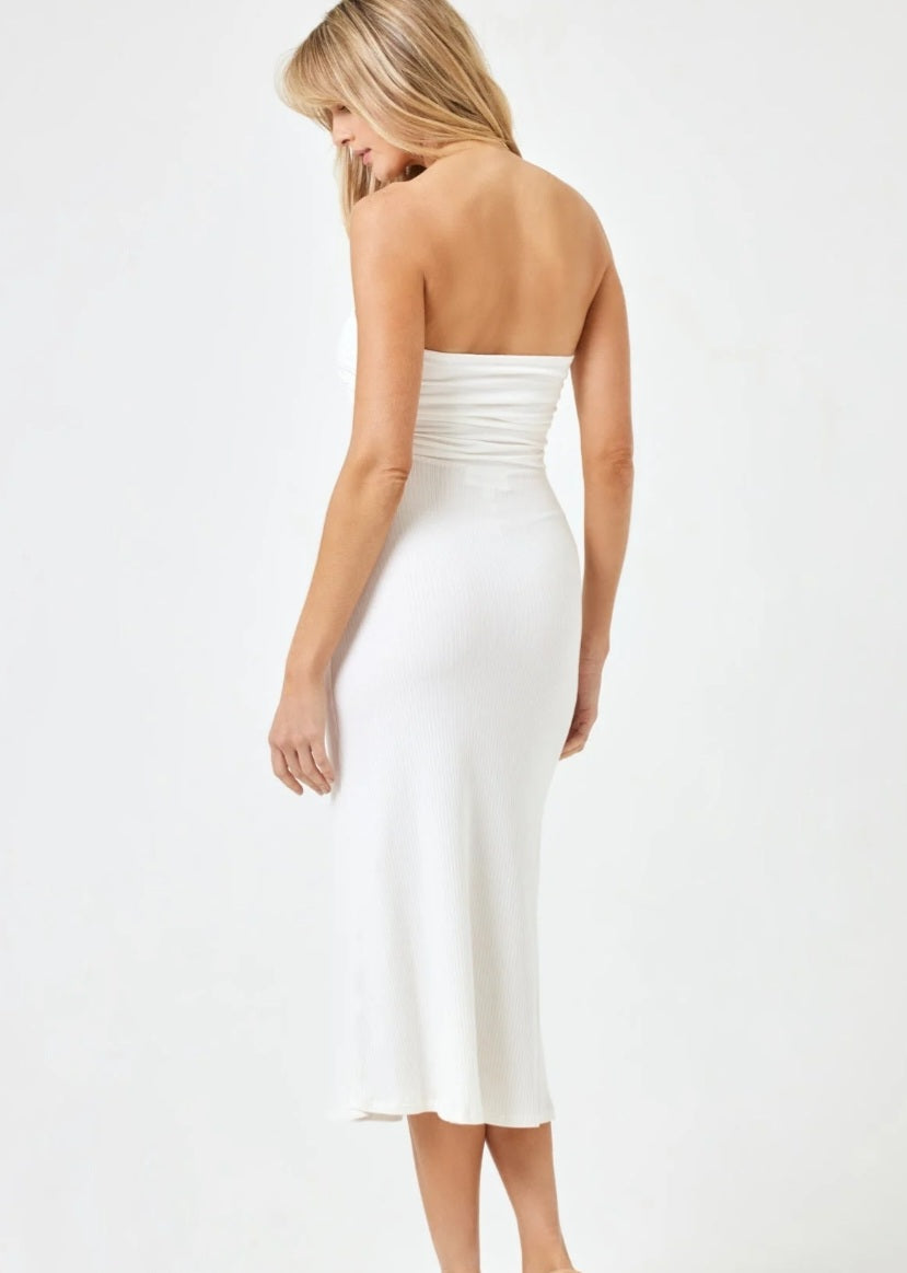 LSPACE Manaia Dress In White