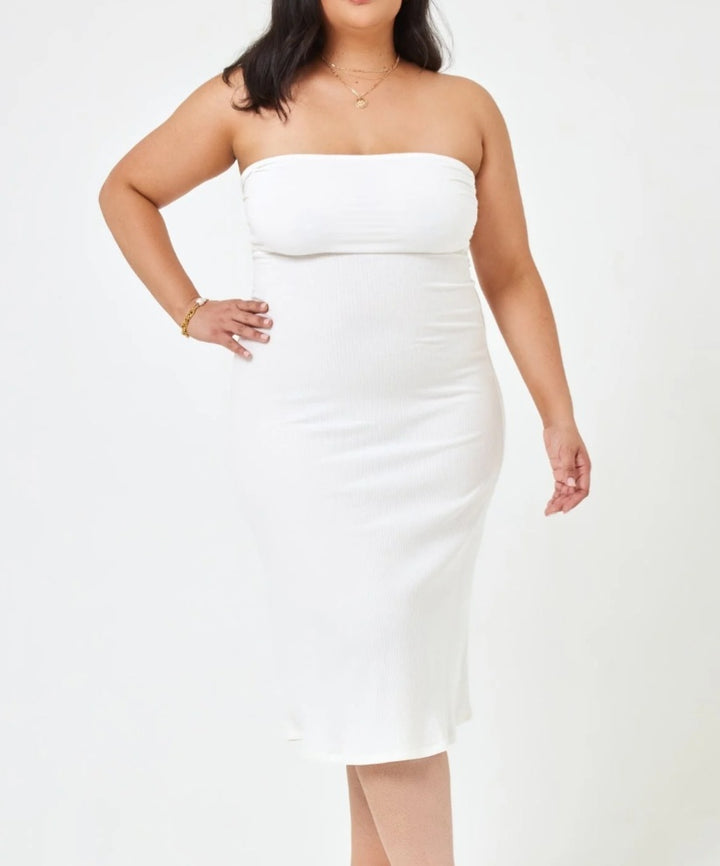 LSPACE Manaia Dress In White