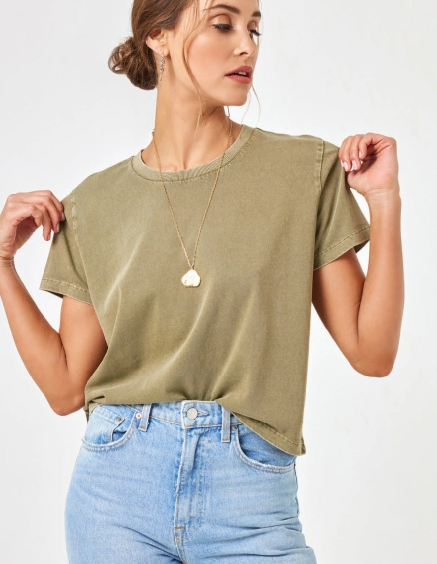 LSPACE All Day Top In Olive Branch