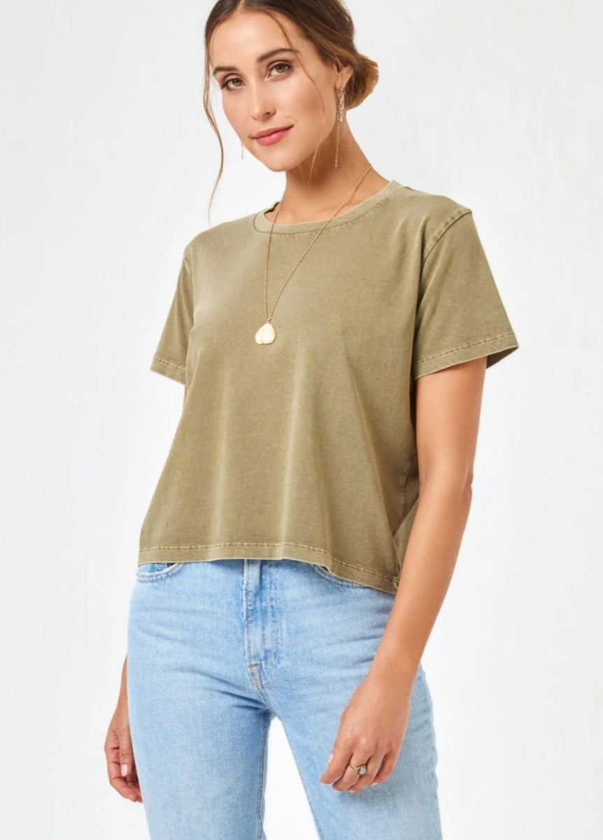 LSPACE All Day Top In Olive Branch