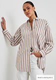 Rails Elsa shirt In Russet White Stripe