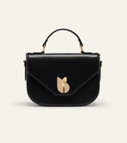 BA&SH Sign Bag Black Leather