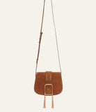 BA&SH Teddy  Small Bag Camel Suede Bag