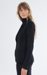 MAJESTIC FILATURES Long Sleeves Jacket in Viscose / Elastane In Black