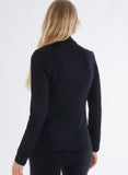 MAJESTIC FILATURES Long Sleeves Jacket in Viscose / Elastane In Black