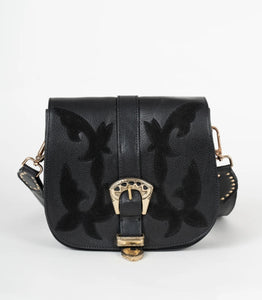 PC WESTERN BLACK CROSSBODY BAG