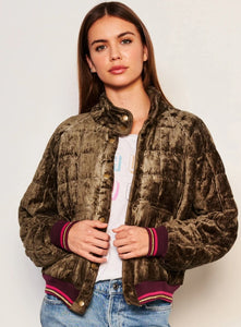 SUNDRY Quilted Bomber