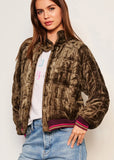 SUNDRY Quilted Bomber