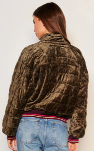 SUNDRY Quilted Bomber