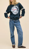 DAYDREAMER Daydreamer Disco Ball Varsity Sweatshirt