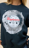 DAYDREAMER Daydreamer Disco Ball Varsity Sweatshirt