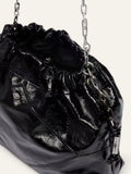 BA&SH TOTE Tote bag large Shiny Black