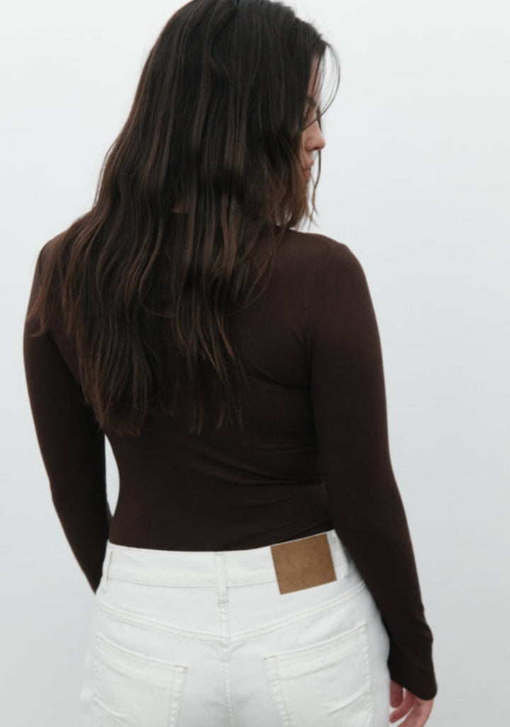 BAYSE LARA BODYSUIT - CHOCOLATE